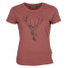 DAMSKI T-SHIRT PINEWOOD RED DEER 3038 - RUSTY PINK